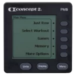 Concept2 Model D Indoor Rowing Machine with PM5 Display Light - Gray - Image 9