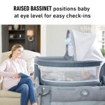 Graco Pack 'n Play Close2Baby Bassinet Playard Features Portable Bassinet Diaper Changer and More, Derby - Image 15